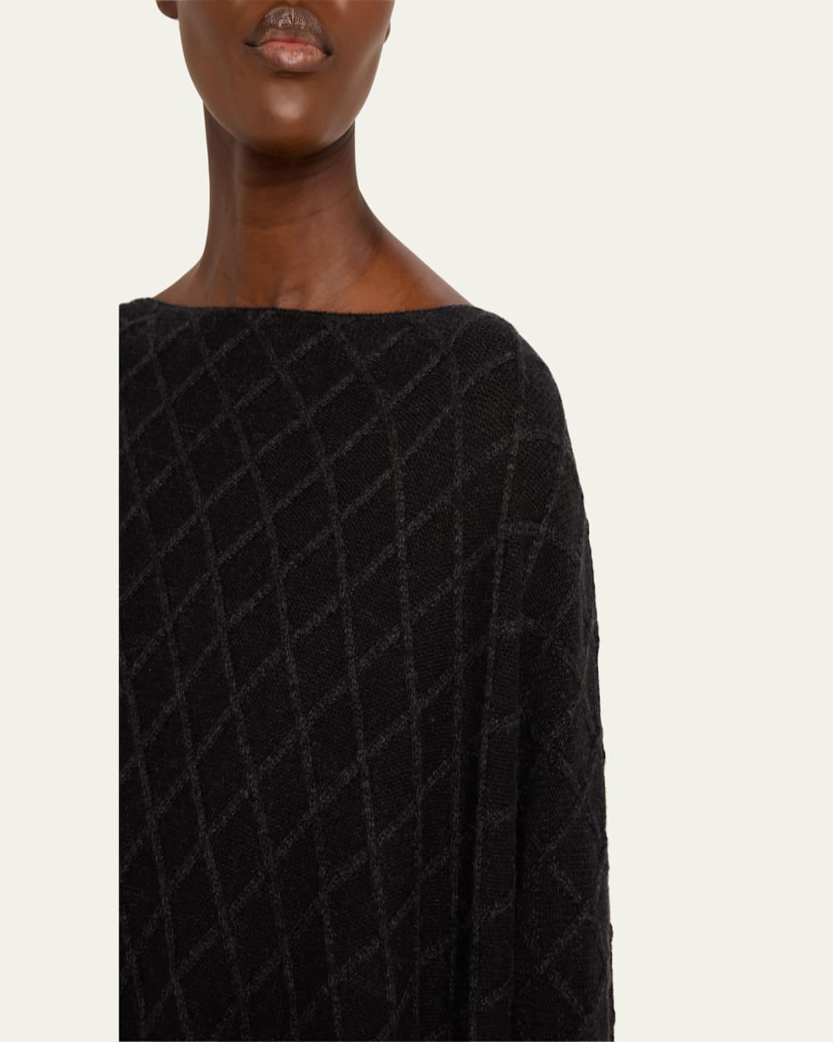 Square Slim Sleeve Sweater (Long Plus Length)