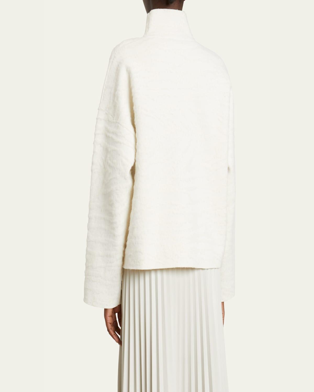 Asher Brushed Knit Turtleneck Sweater