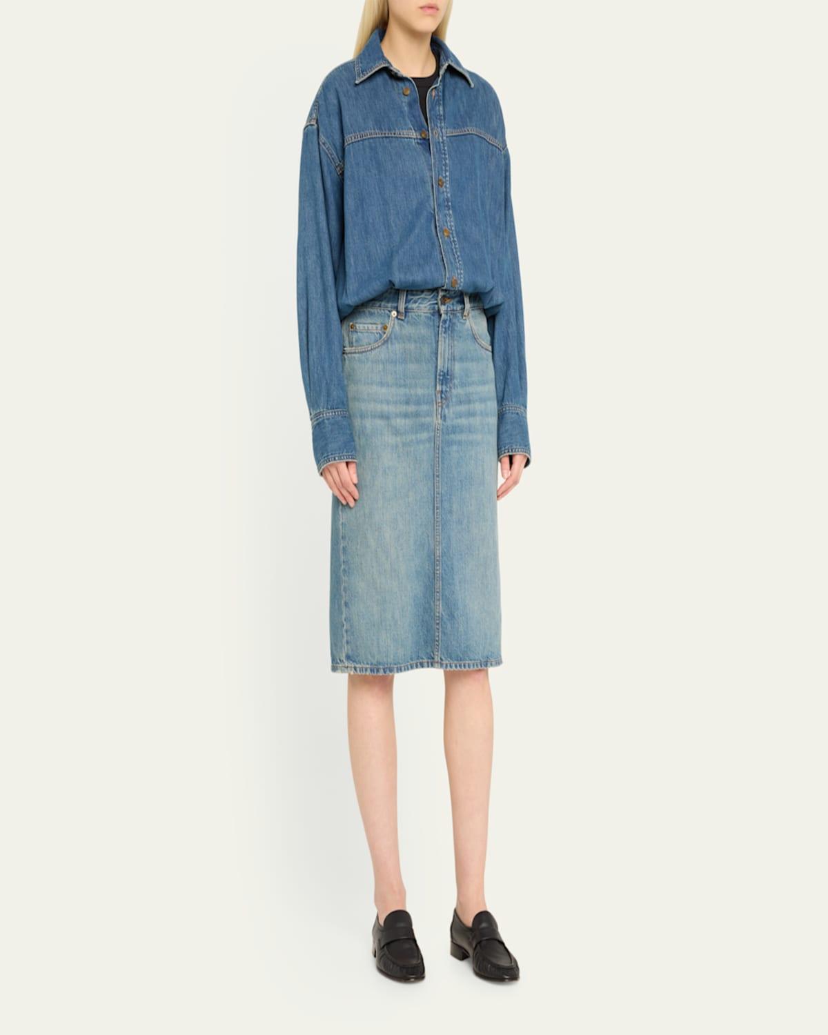 Joelle Denim Shirtdress