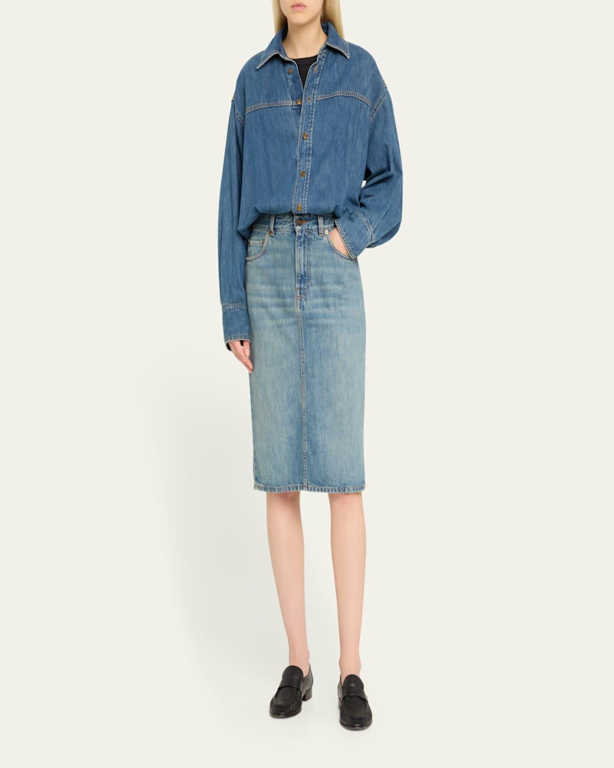 Joelle Denim Shirtdress