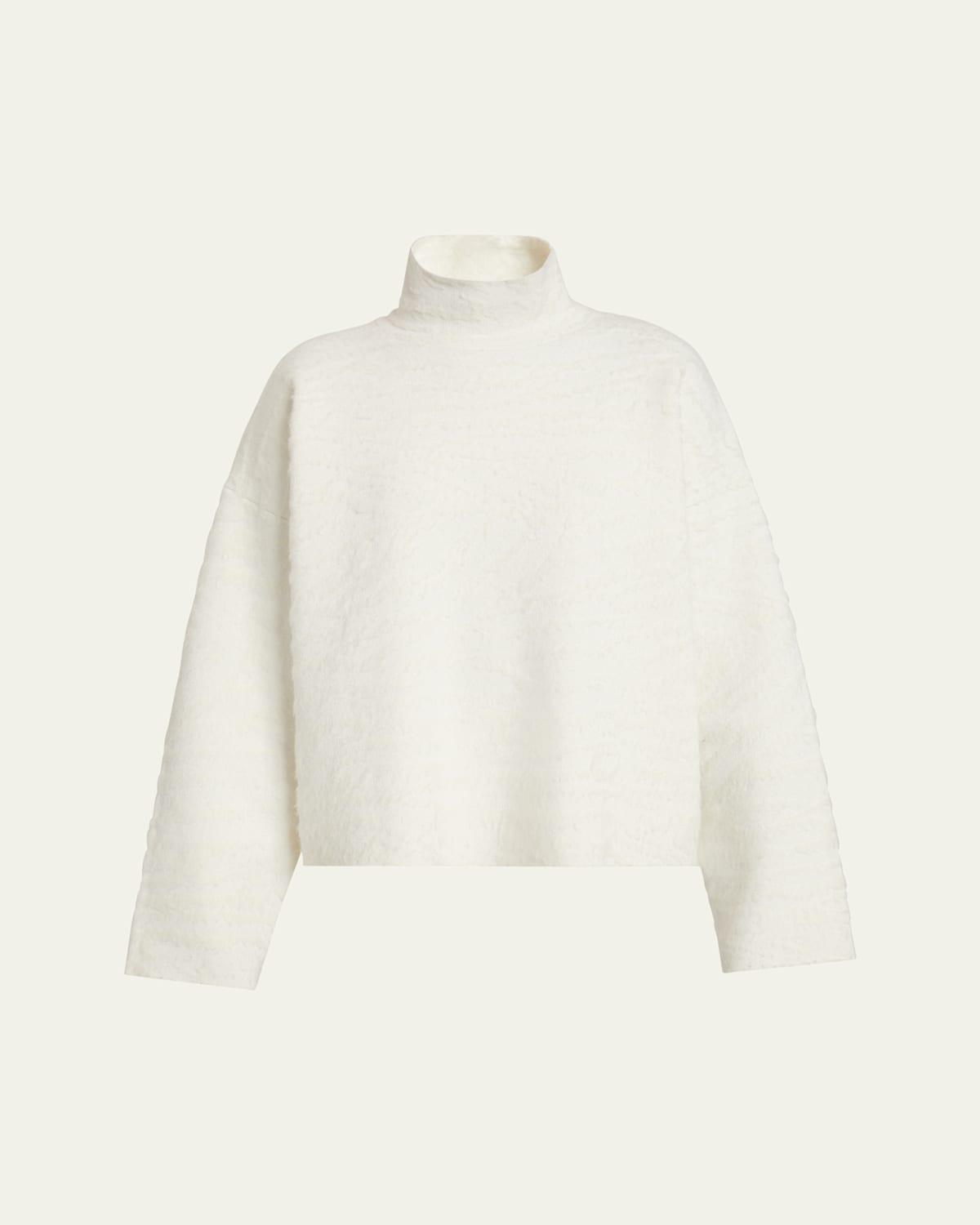 Asher Brushed Knit Turtleneck Sweater