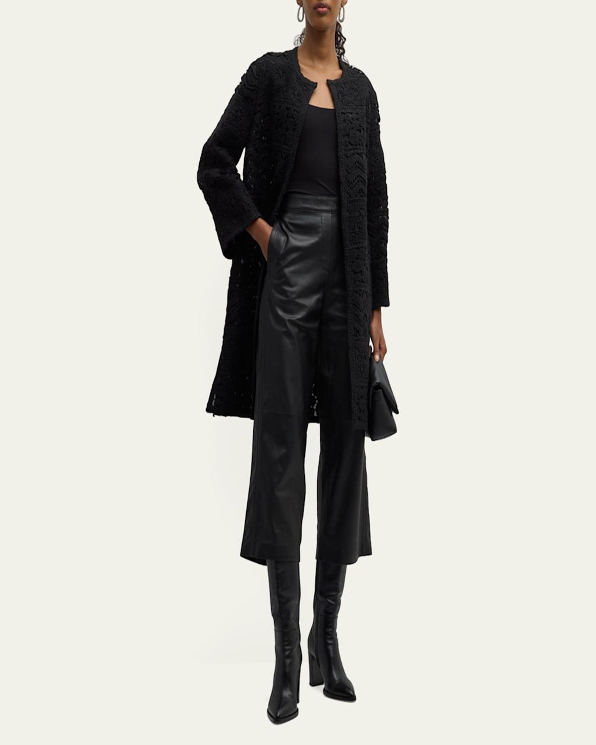 Marie Knit Open-Front Coat