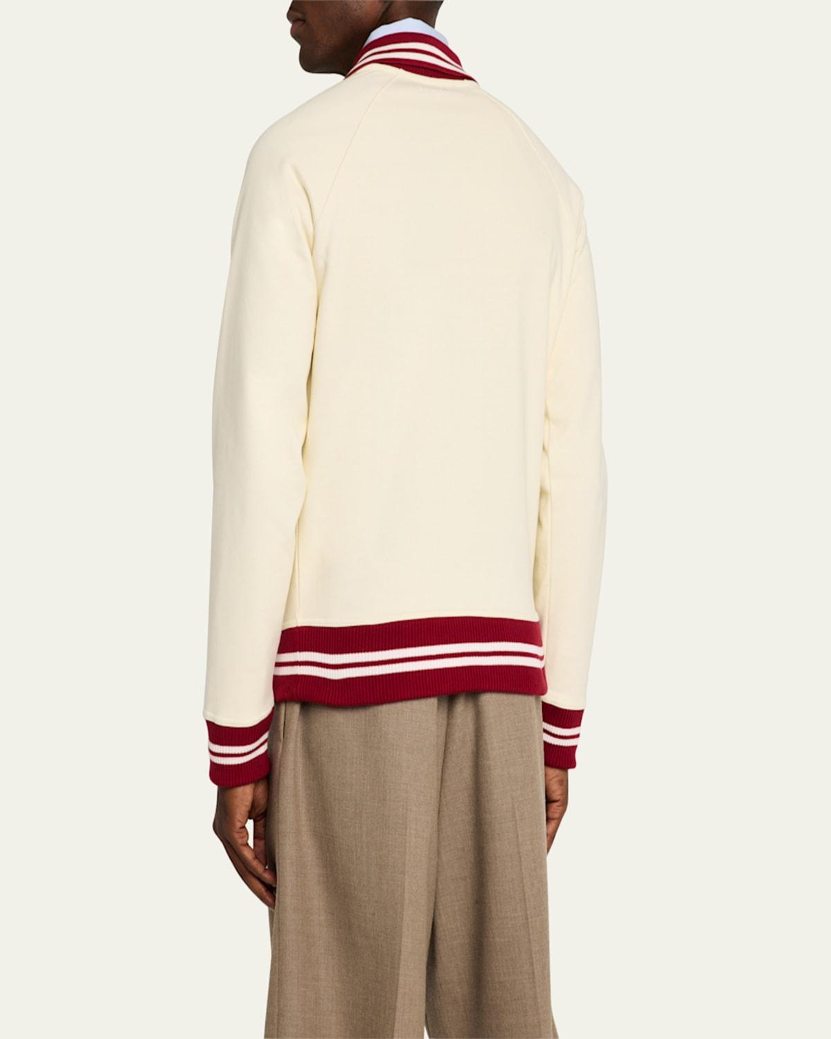 Men's Howard Contrast-Trim Sweatshirt