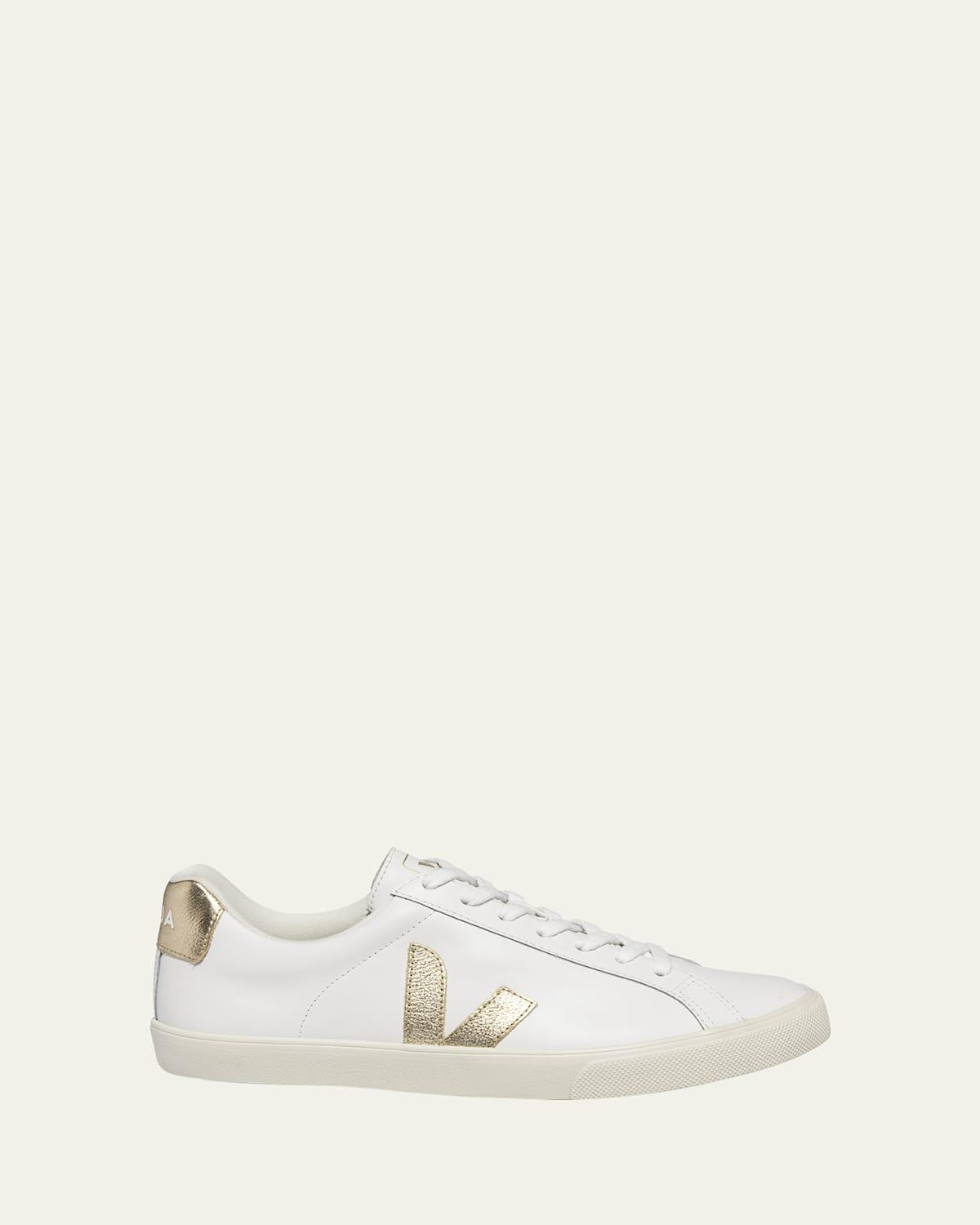 Esplar Logo Leather Low-Top Sneakers