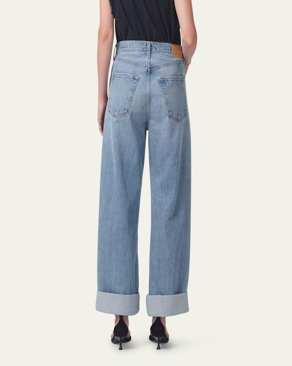 Ayla Baggy Cuffed Cropped Jeans