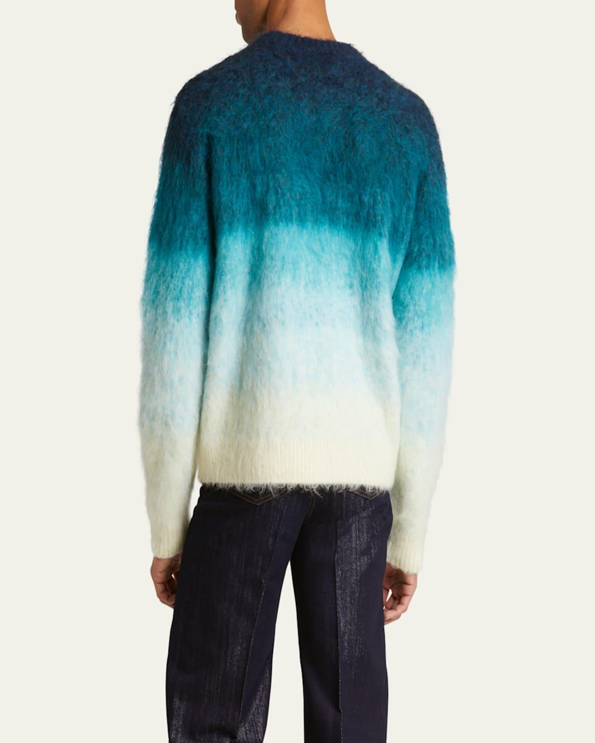 Men's Gradient Mohair Sweater