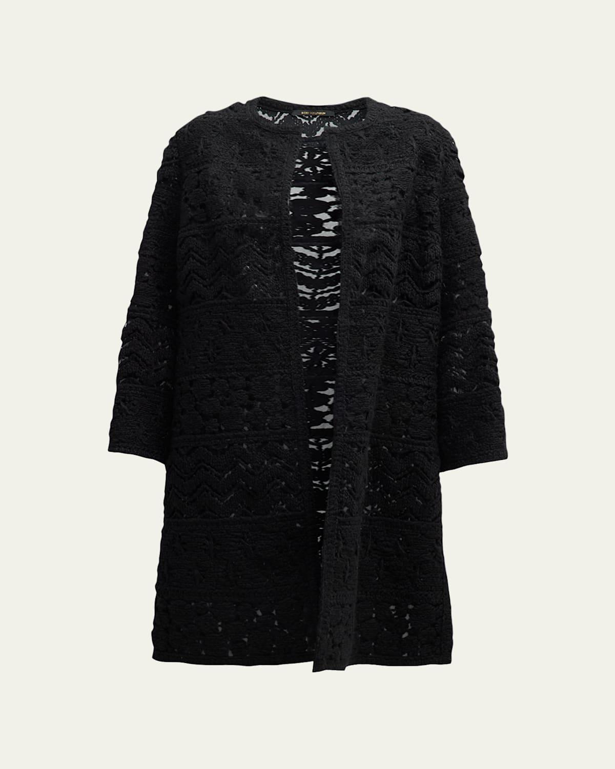 Marie Knit Open-Front Coat