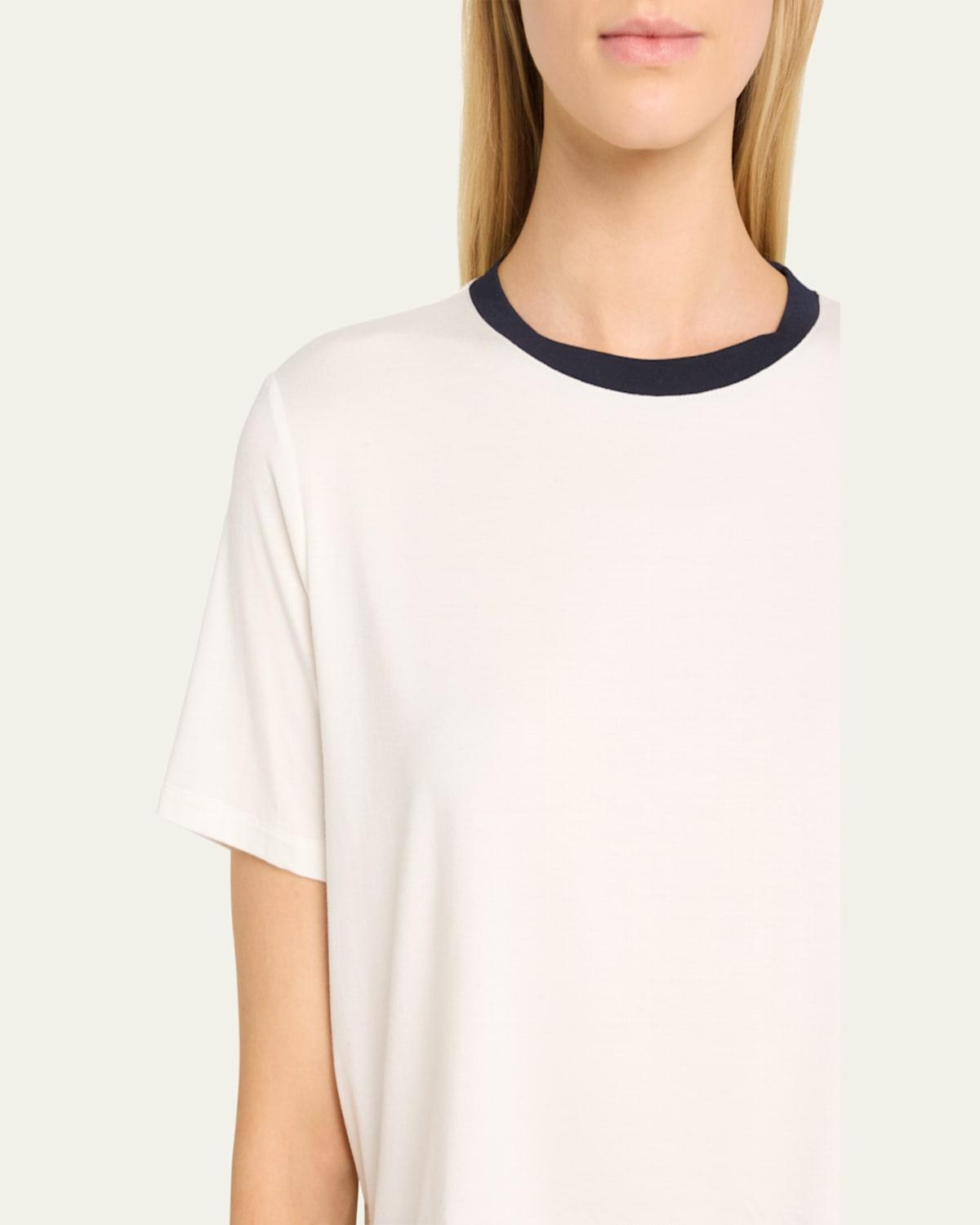 Djuna Cropped Ringer Tee