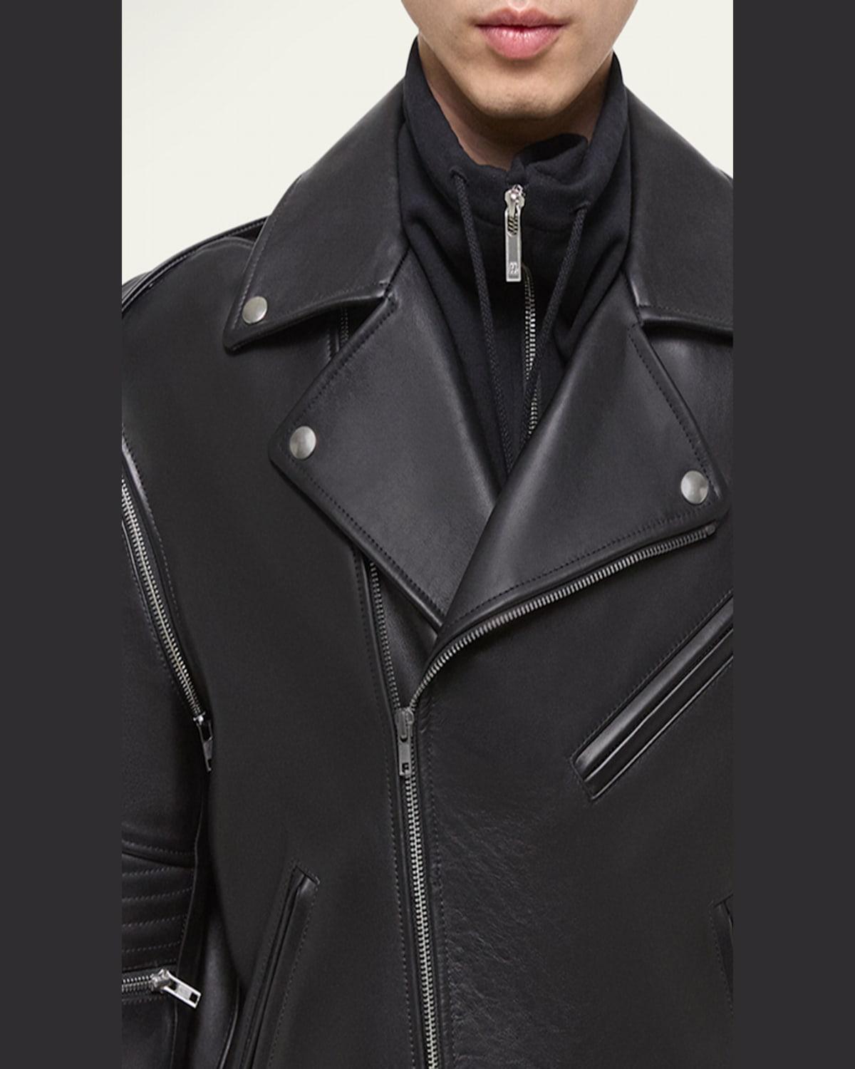 Men's Astro Leather Biker Jacket