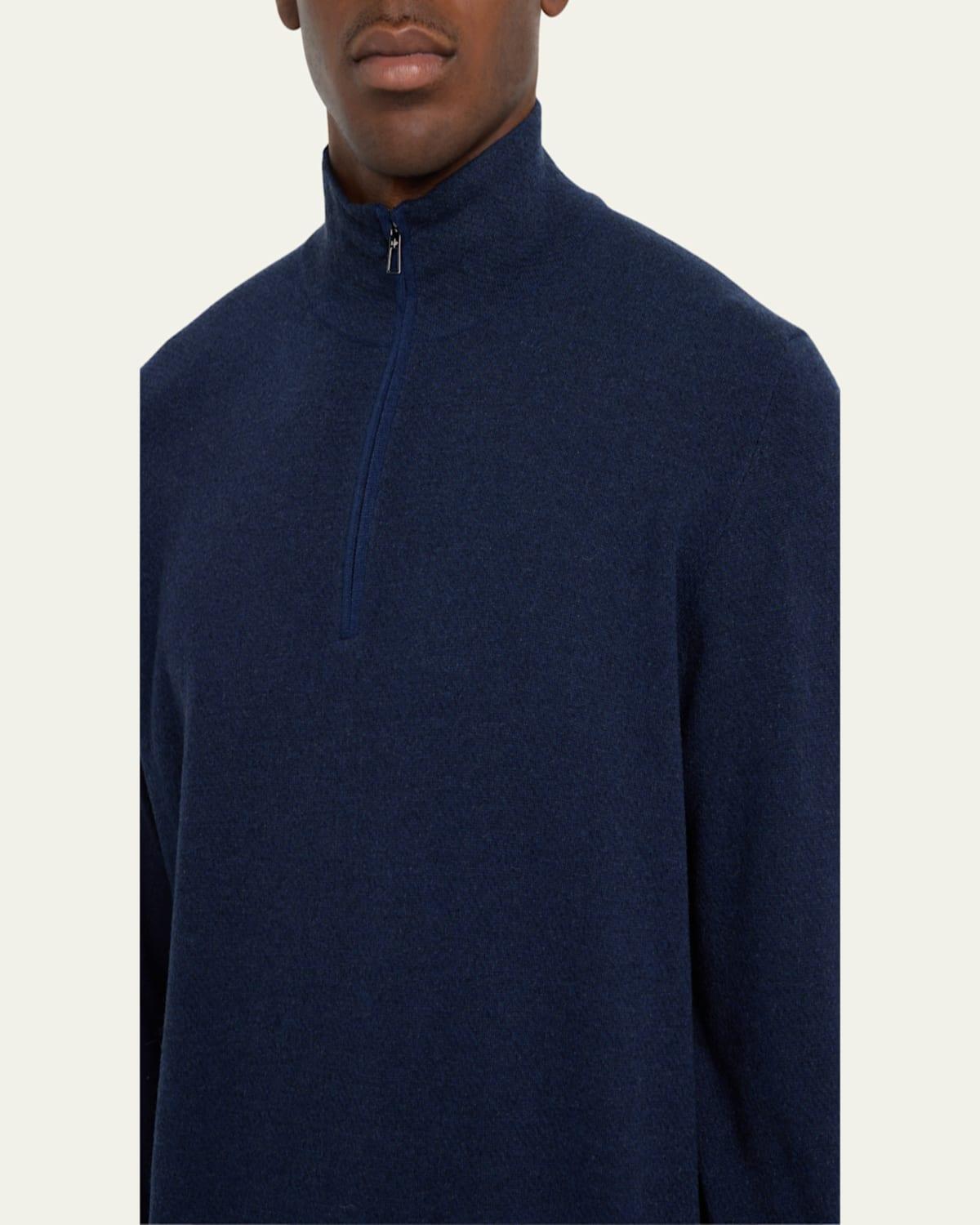 Men's Roadster 1/4-Zip Cashmere Sweater