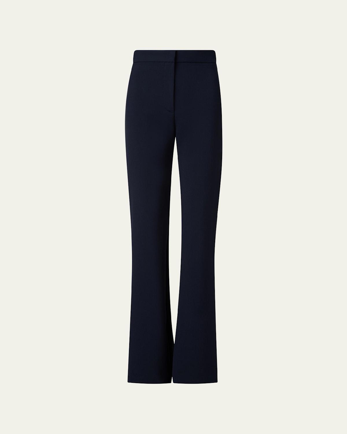 Courtney Bootcut Pebble Crepe Pants