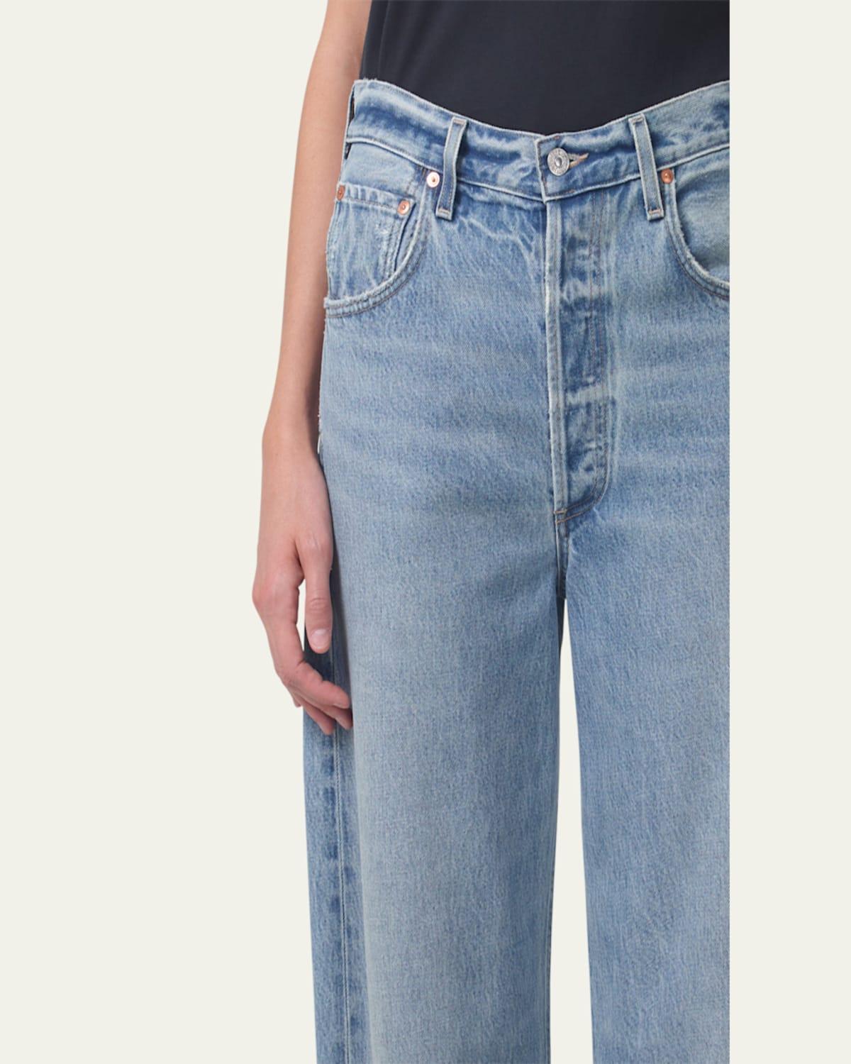 Ayla Baggy Cuffed Cropped Jeans