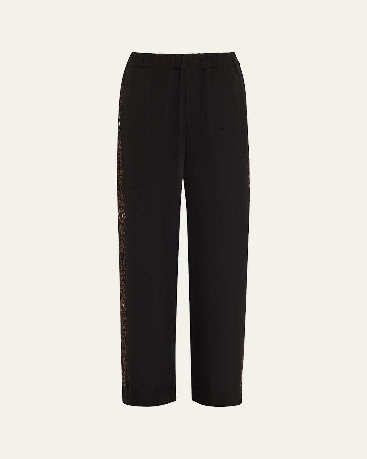 Cairo Mirrored Wool Trousers