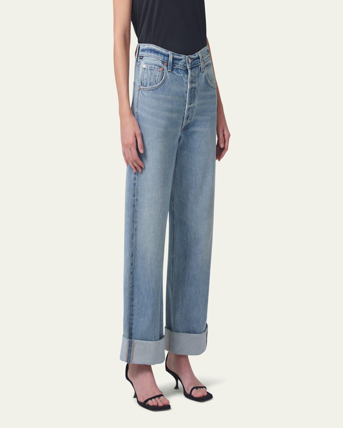 Ayla Baggy Cuffed Cropped Jeans