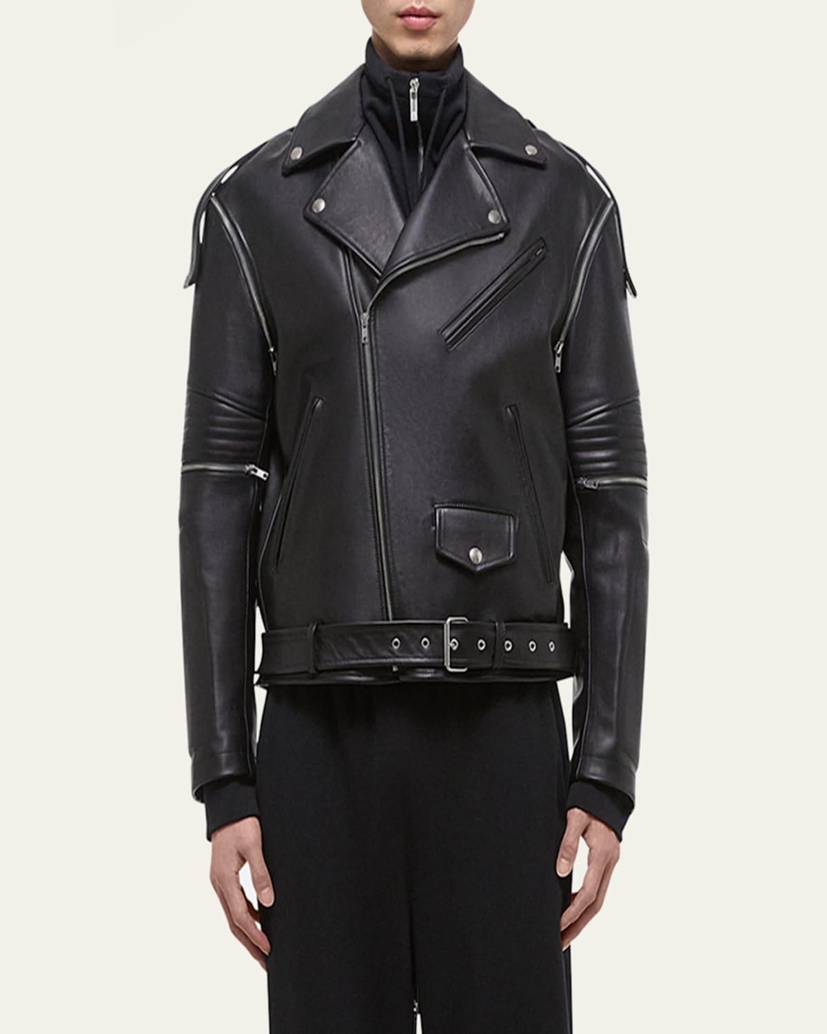 Men's Astro Leather Biker Jacket