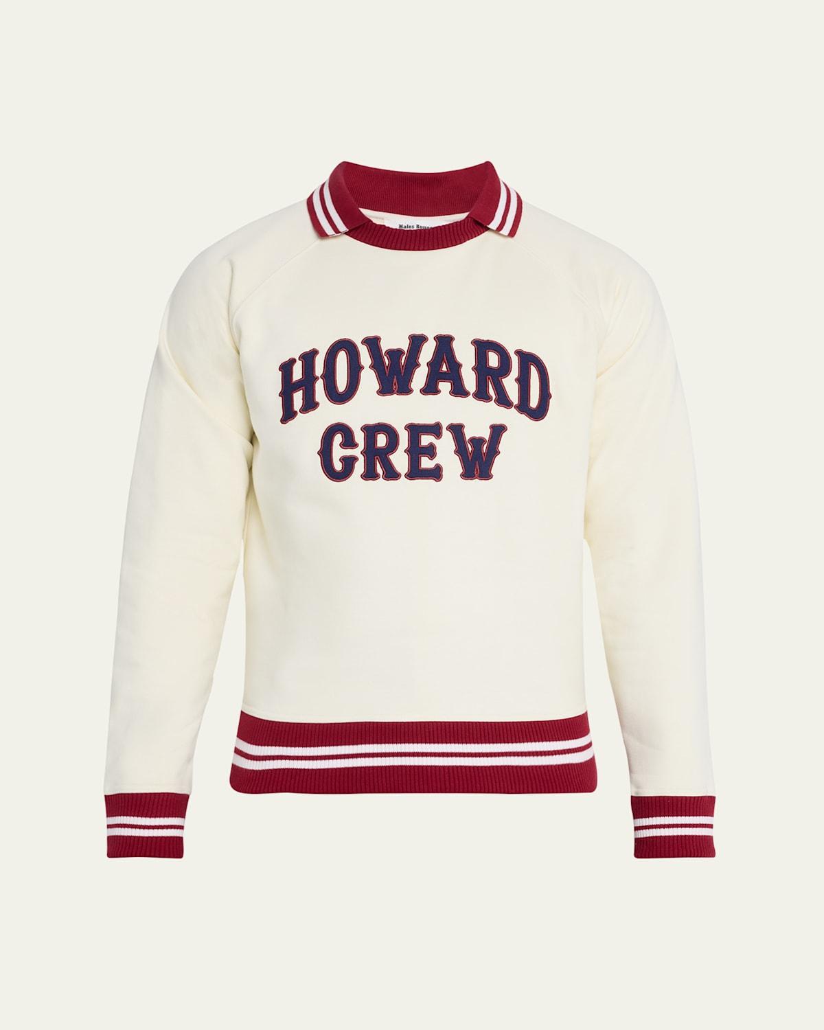 Men's Howard Contrast-Trim Sweatshirt