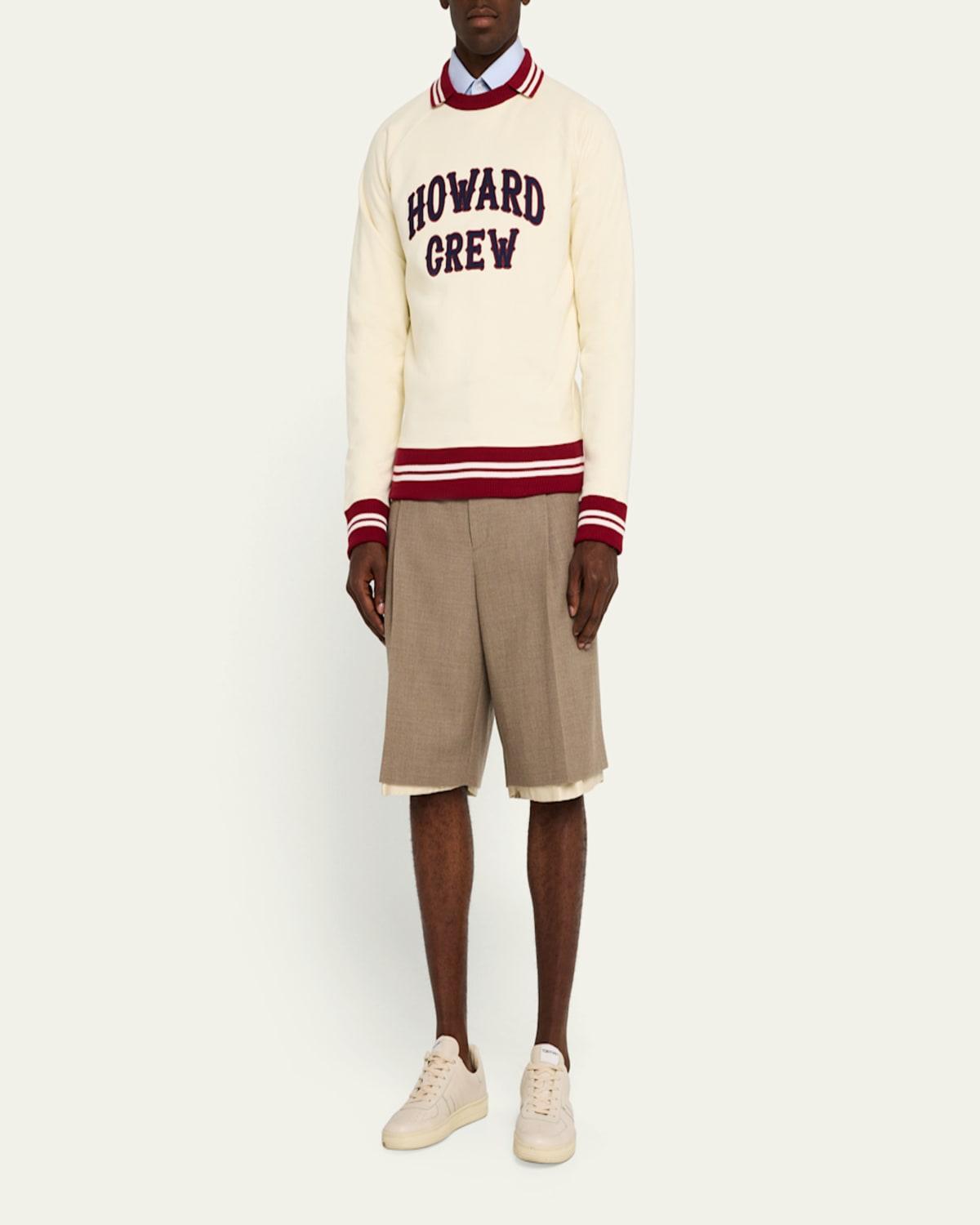 Men's Howard Contrast-Trim Sweatshirt