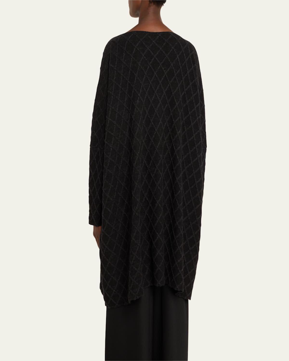 Square Slim Sleeve Sweater (Long Plus Length)