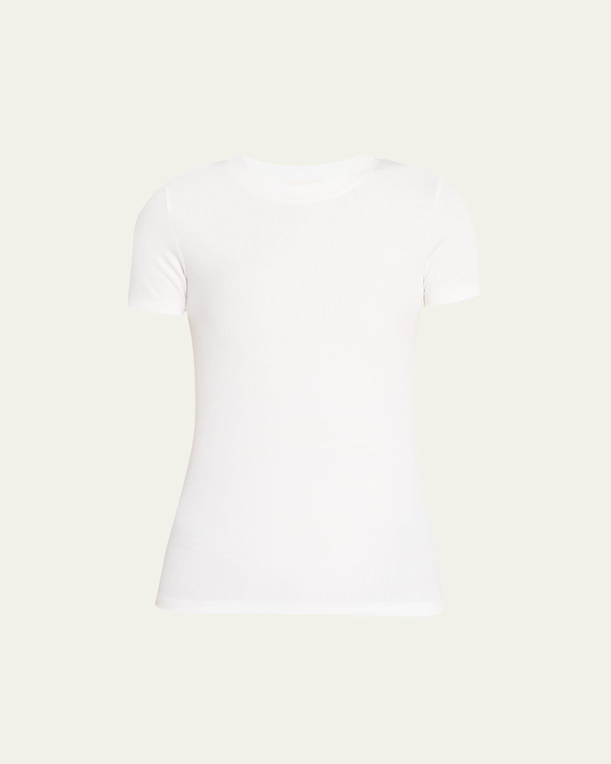 Louis Rib-Knit Short-Sleeve T-Shirt