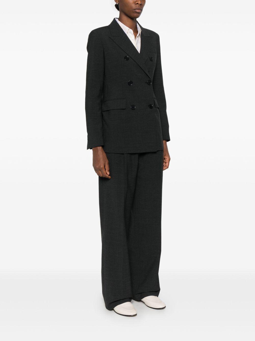 Wide Leg Trousers 2 Pieces Suit