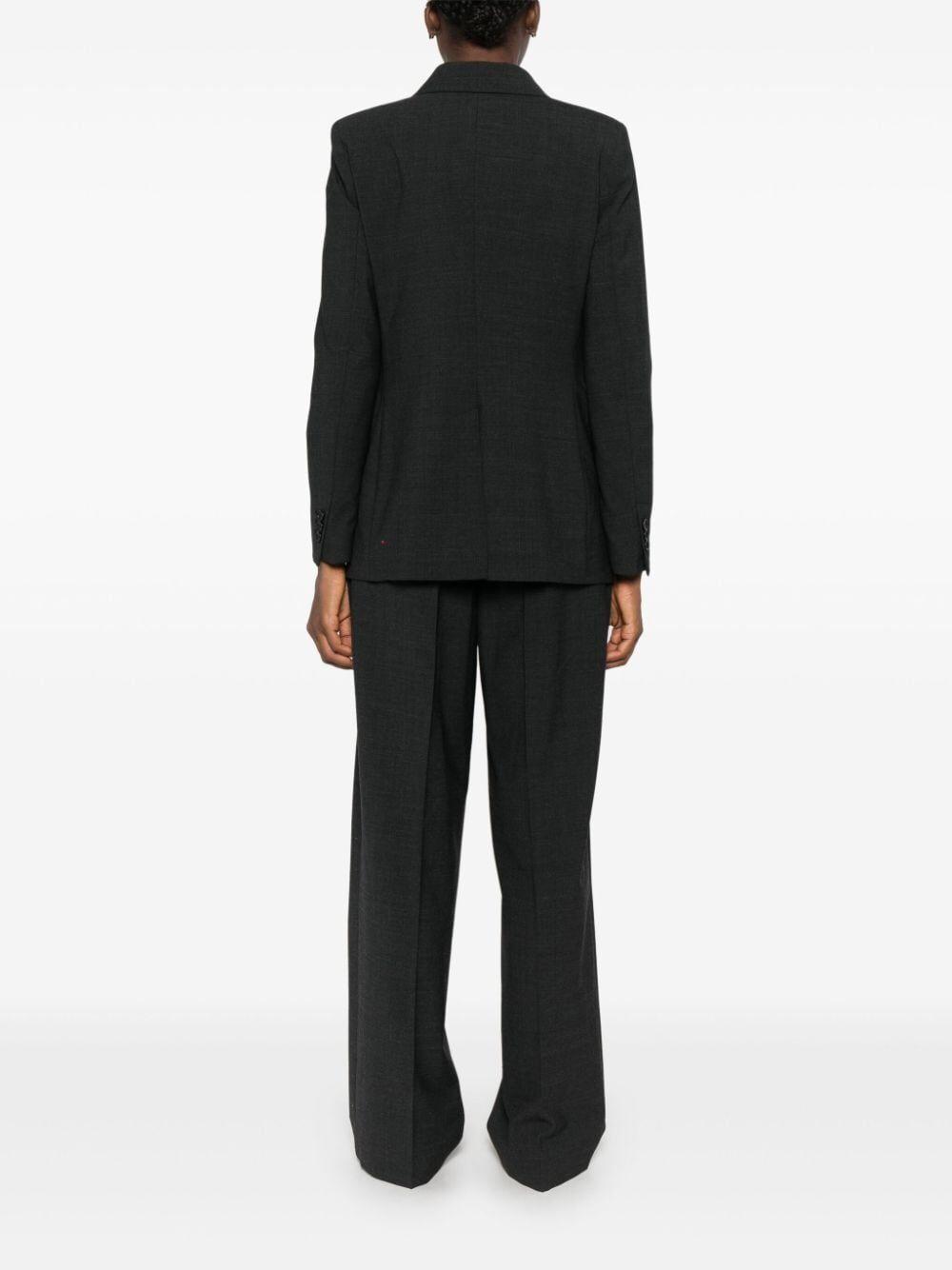 Wide Leg Trousers 2 Pieces Suit