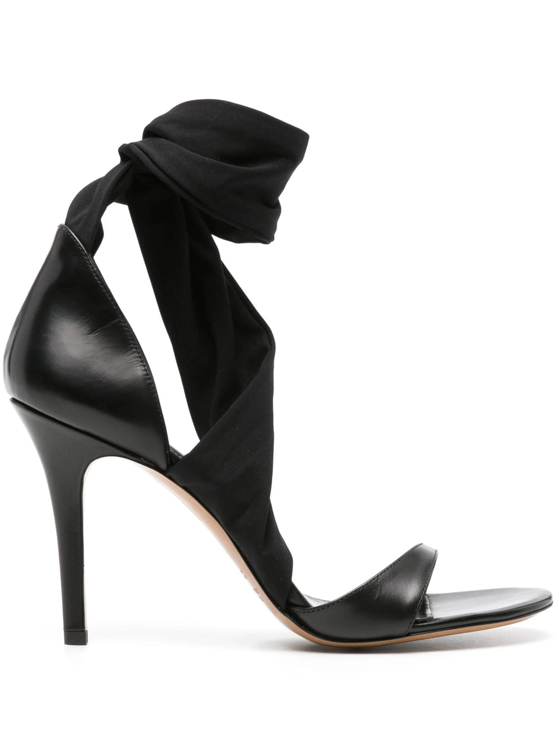 Black Askja 95 Leather Sandals