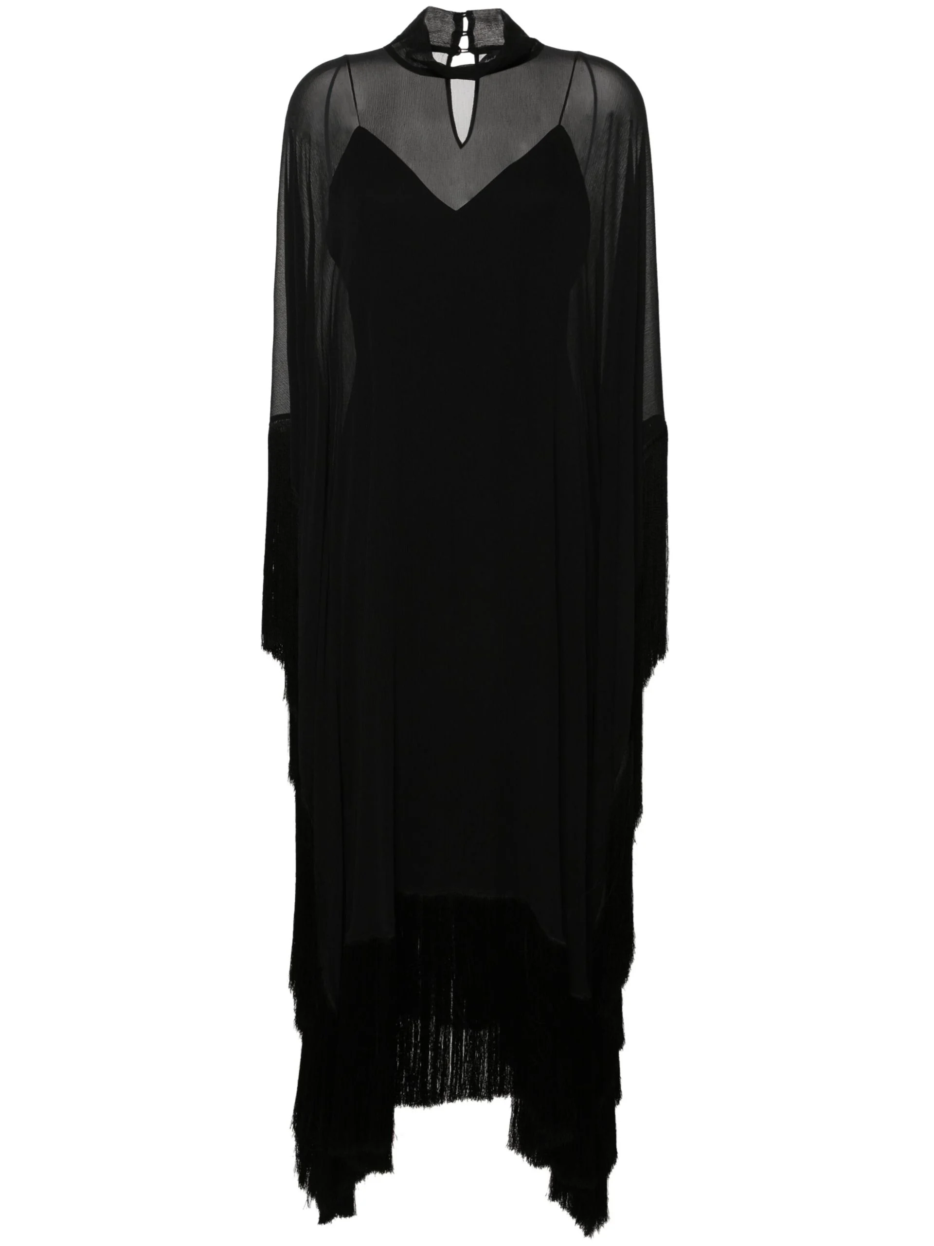 Black Mrs Ross silk kaftan