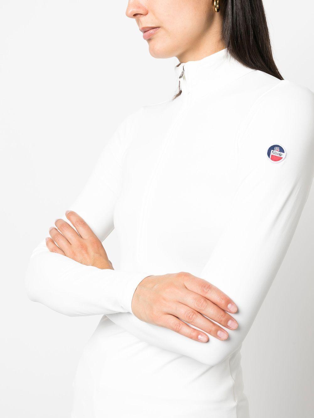 White Gemini V ski base layer