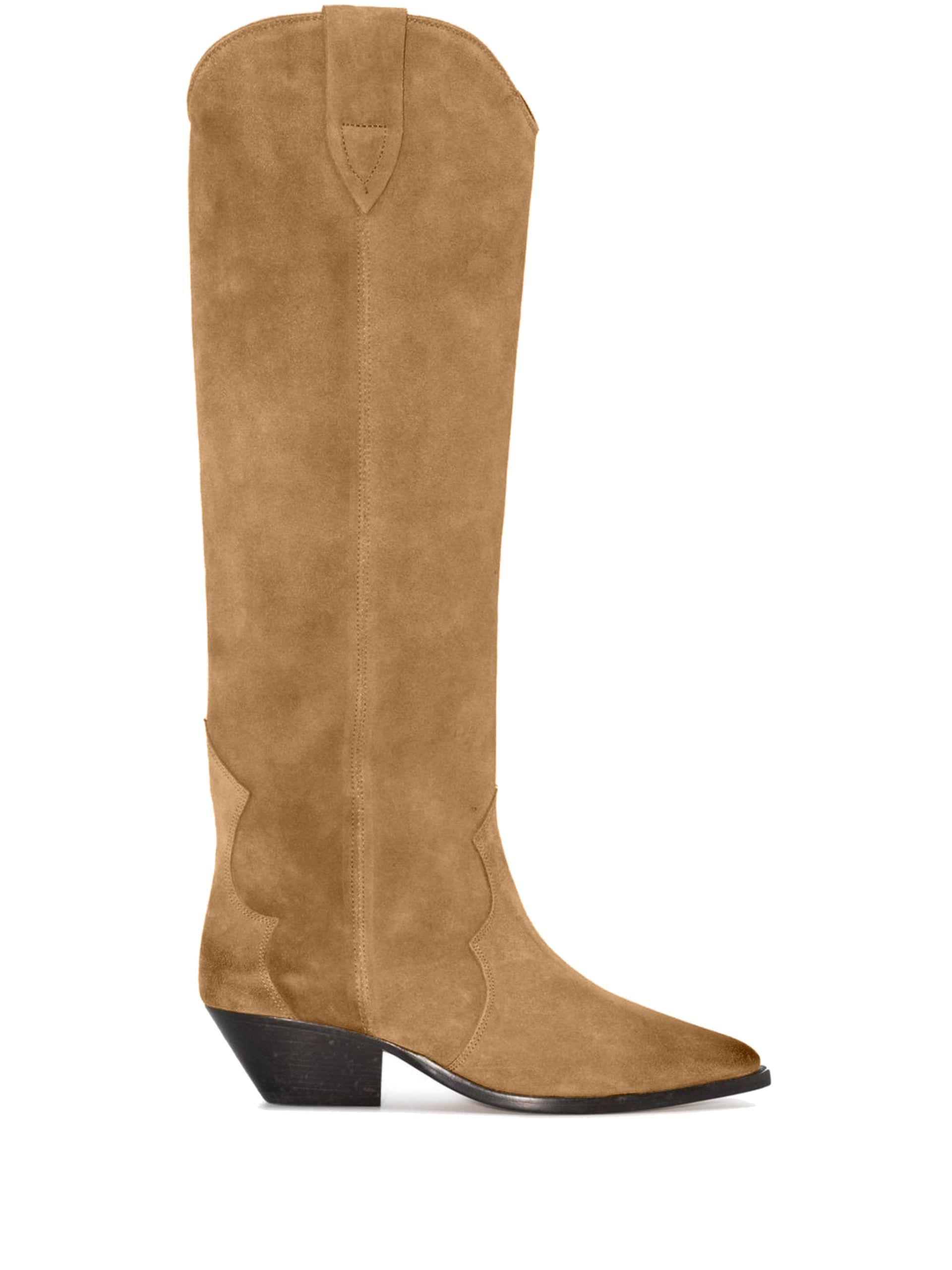 Neutral Denvee 40 Suede Cowboy Boots