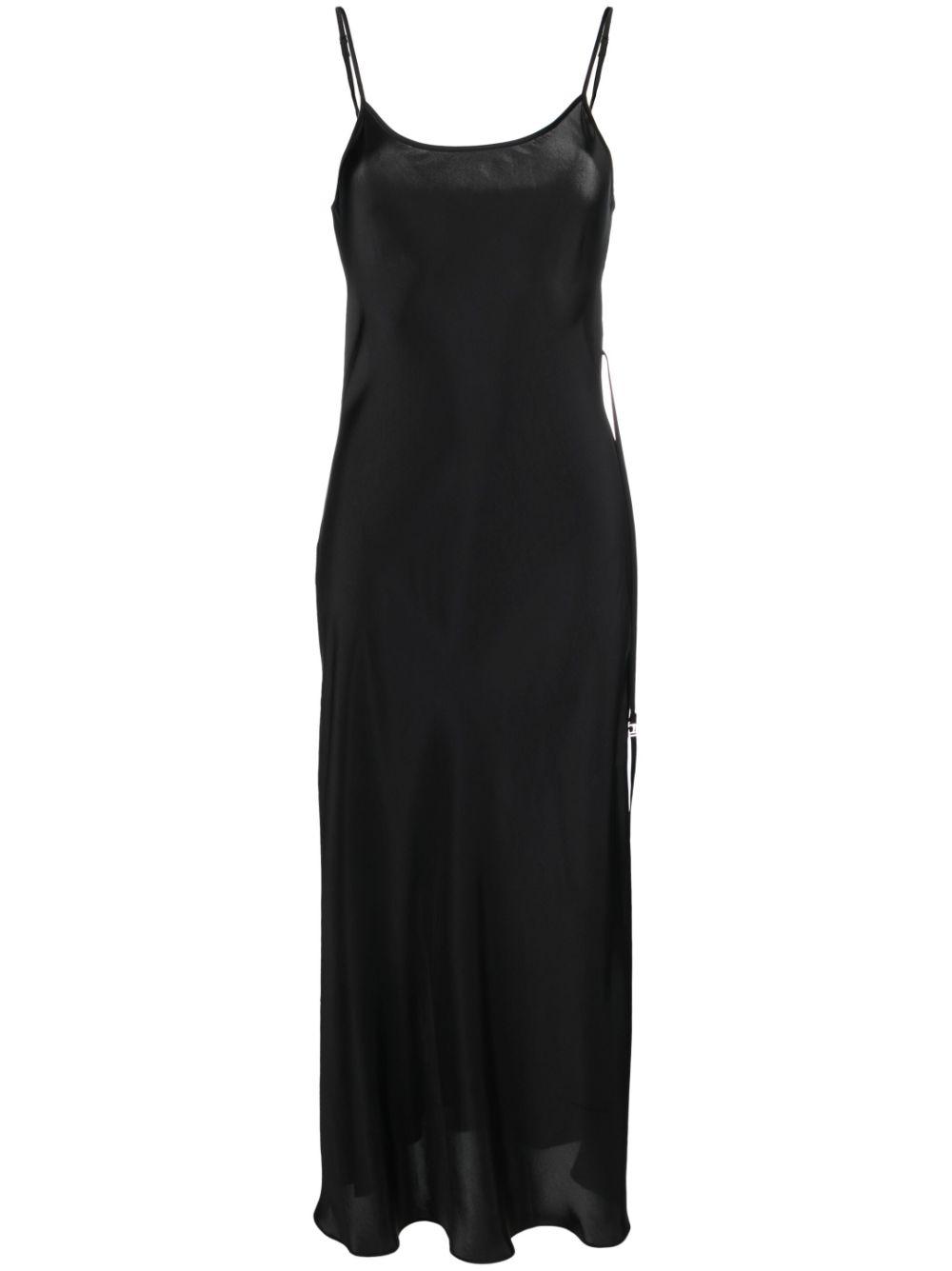 Black Two-Way Slip Maxi Dress