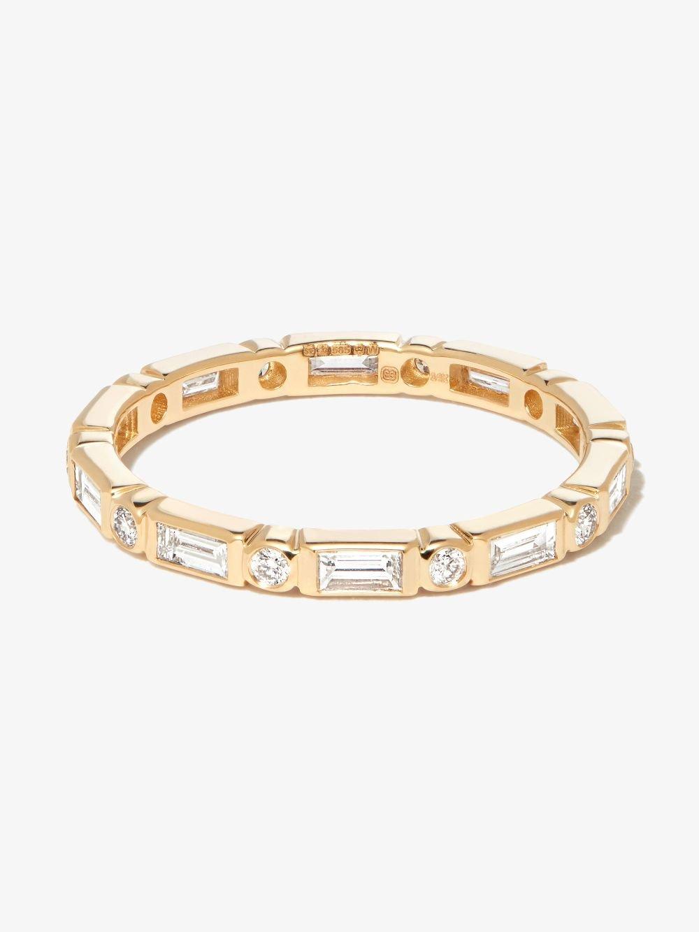 14K Yellow Gold Diamond Eternity Ring