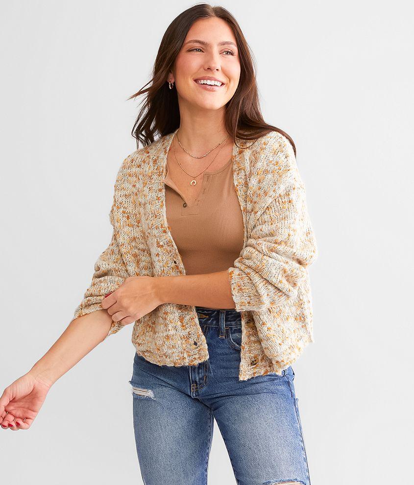 Catch Up Cropped Cardigan Sweater