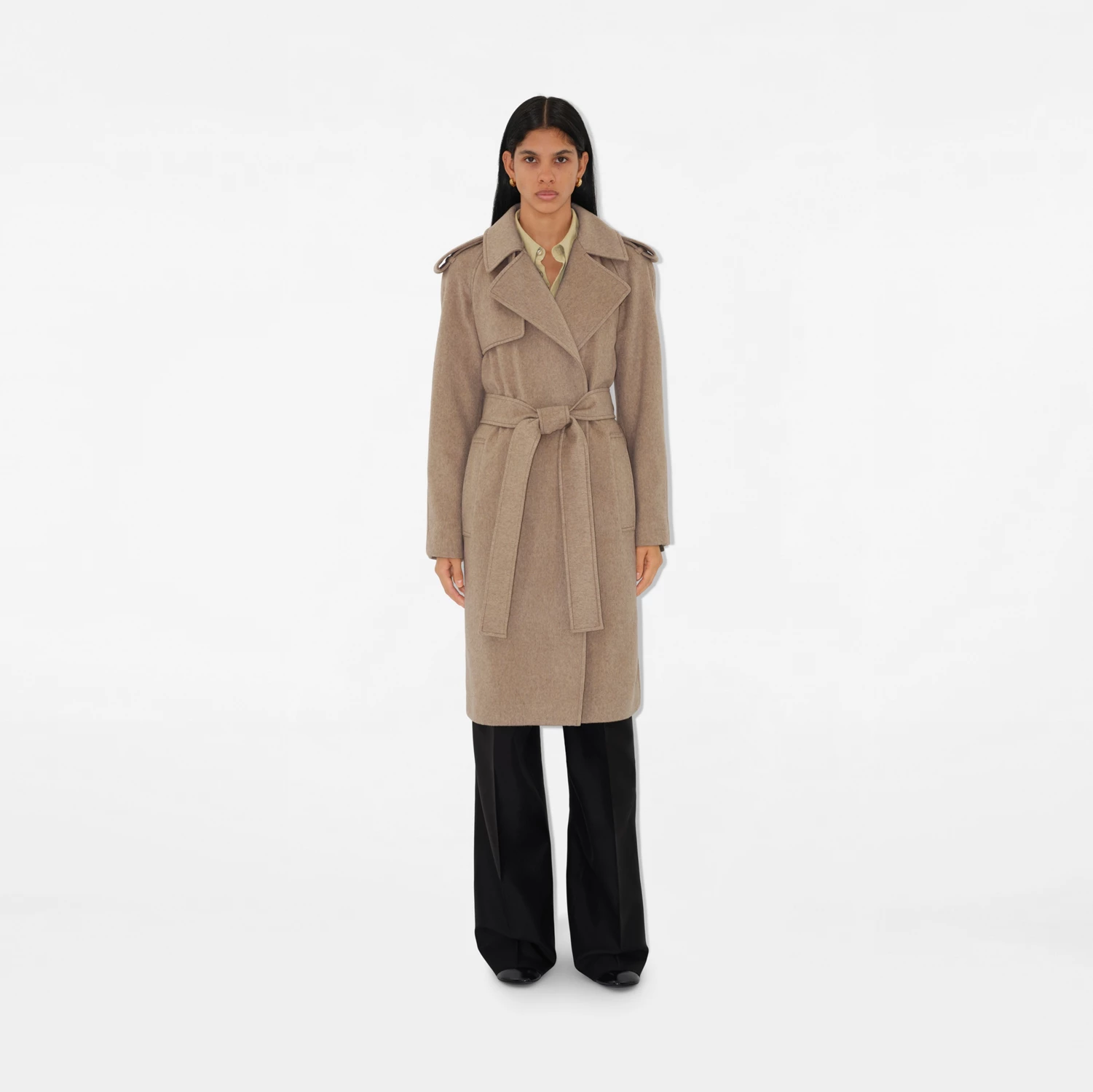 Cashmere Wrap Coat