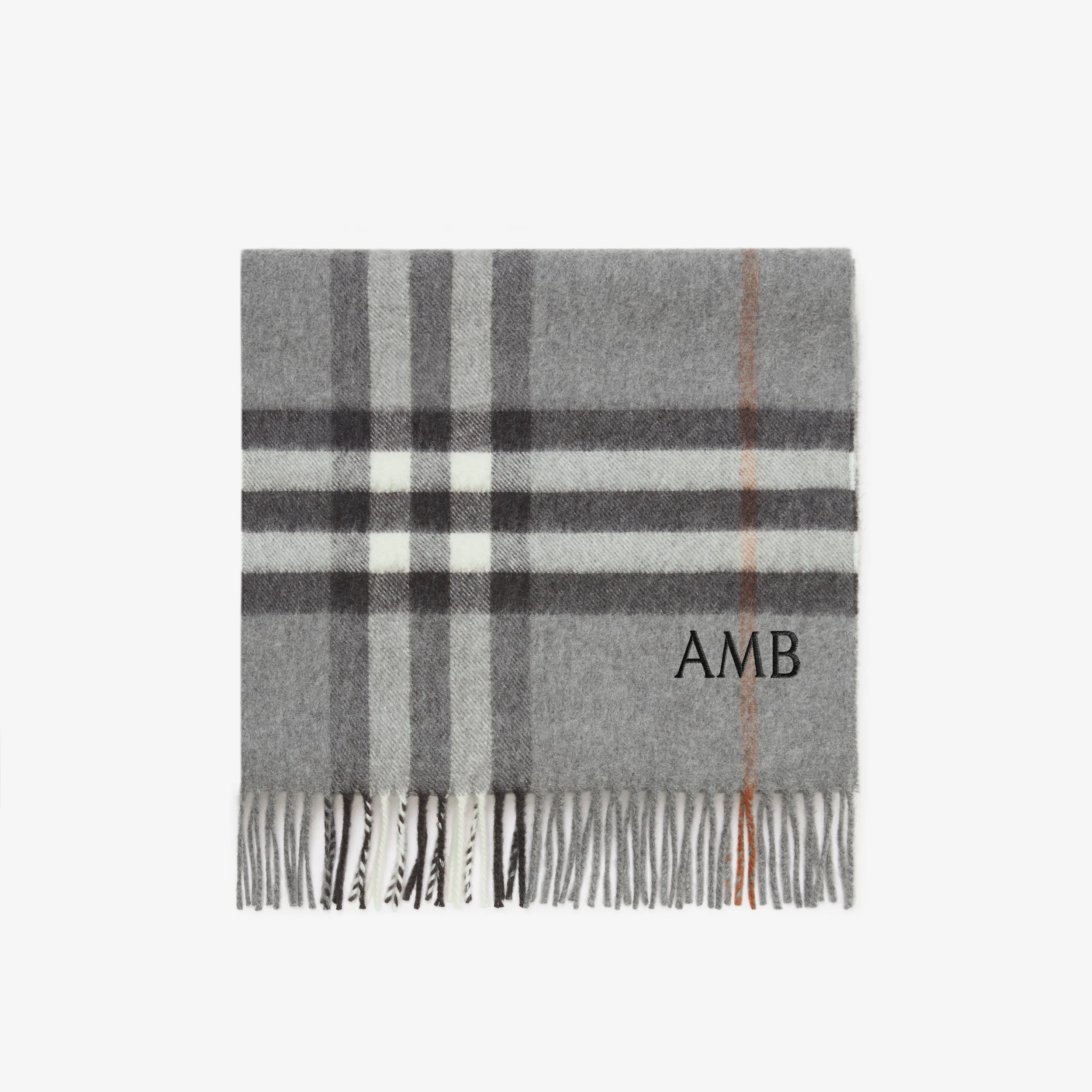 Check Cashmere Scarf