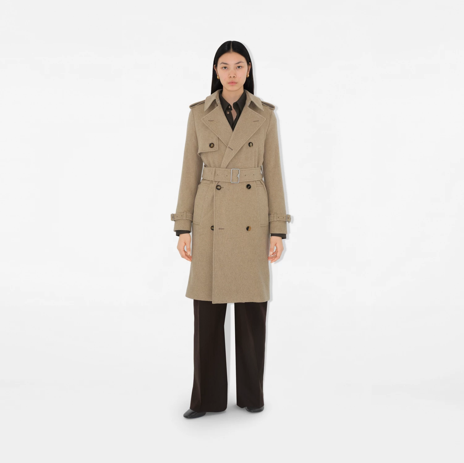 Cashmere Trench Coat