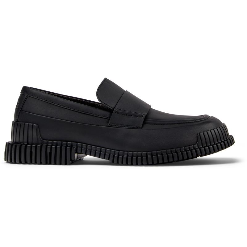 Black Leather Mocasin Shoes for Men.