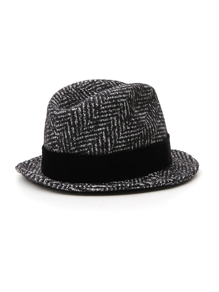 Dolce & Gabbana Striped Patterned Hat