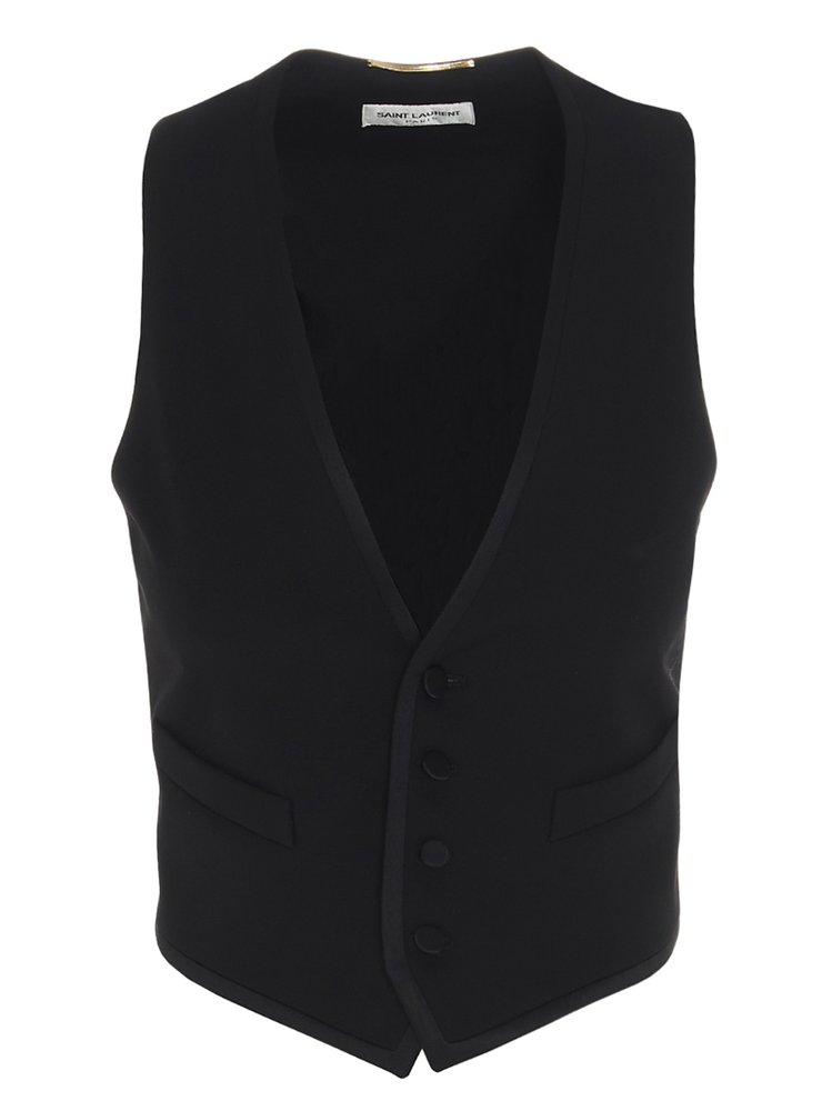 Saint Laurent Short Tuxedo Vest