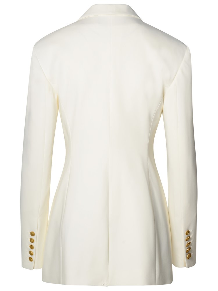 Balmain Single-Breasted Straight Hem Blazer