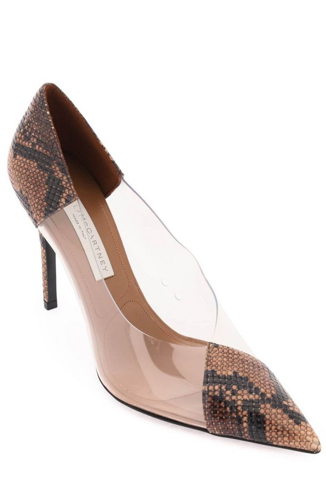 Stella McCartney Graphic Printed Pointed-Toe Pumps