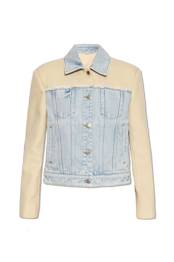 Stella McCartney Button-Up Panelled Denim Jacket