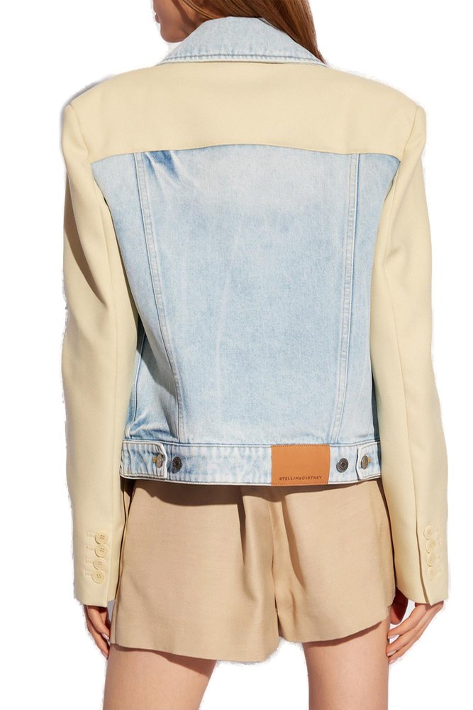 Stella McCartney Button-Up Panelled Denim Jacket