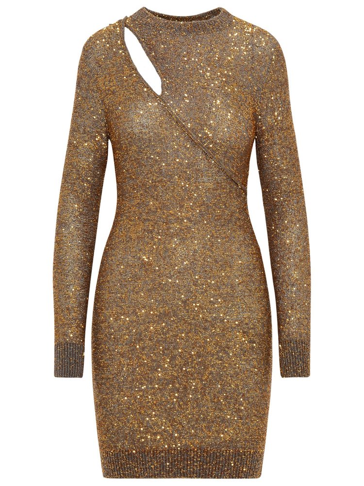 Stella McCartney Sequin Knitted Mini Dress