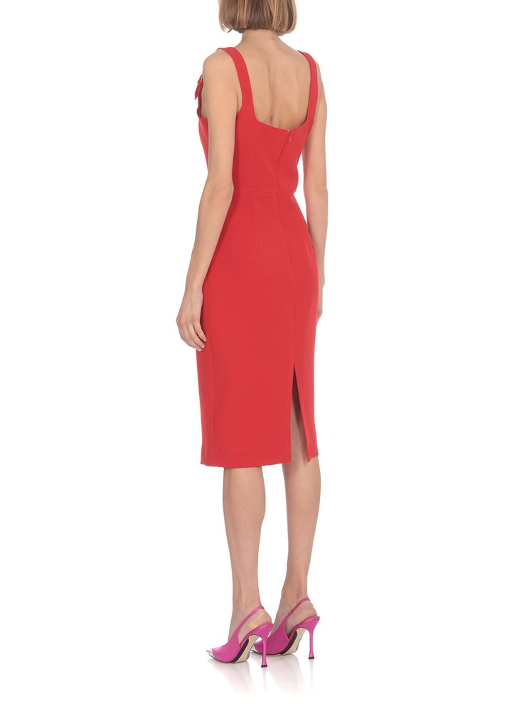 Versace Jeans Couture Bodycon Sleeveless Midi Dress