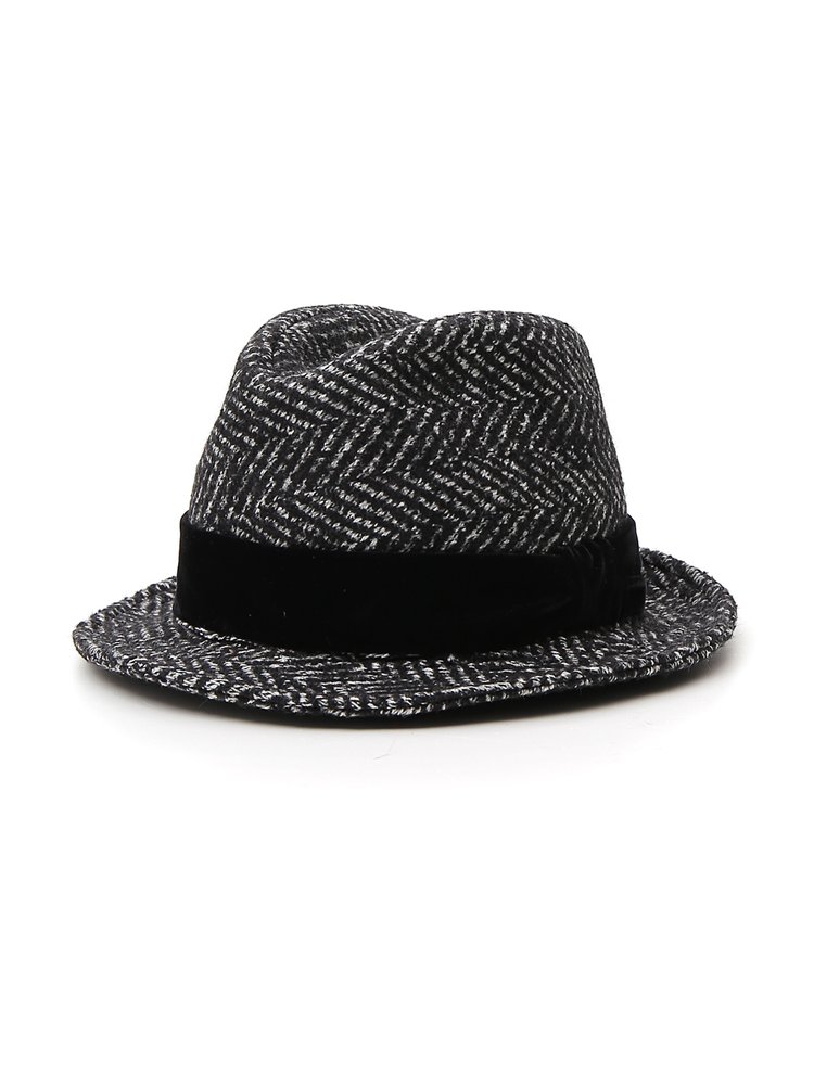 Dolce & Gabbana Striped Patterned Hat