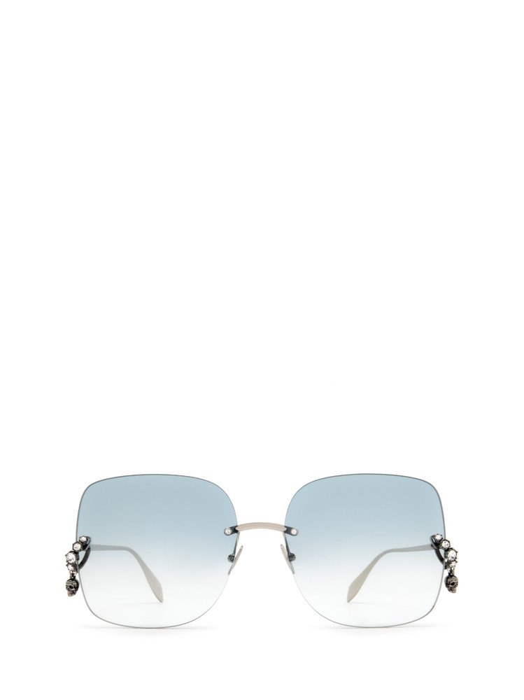 Alexander McQueen Eyewear Rectangle-Frame Sunglasses