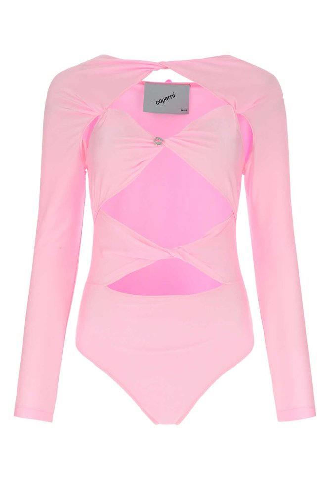 Coperni Cut Out Long-Sleeved Bodysuit