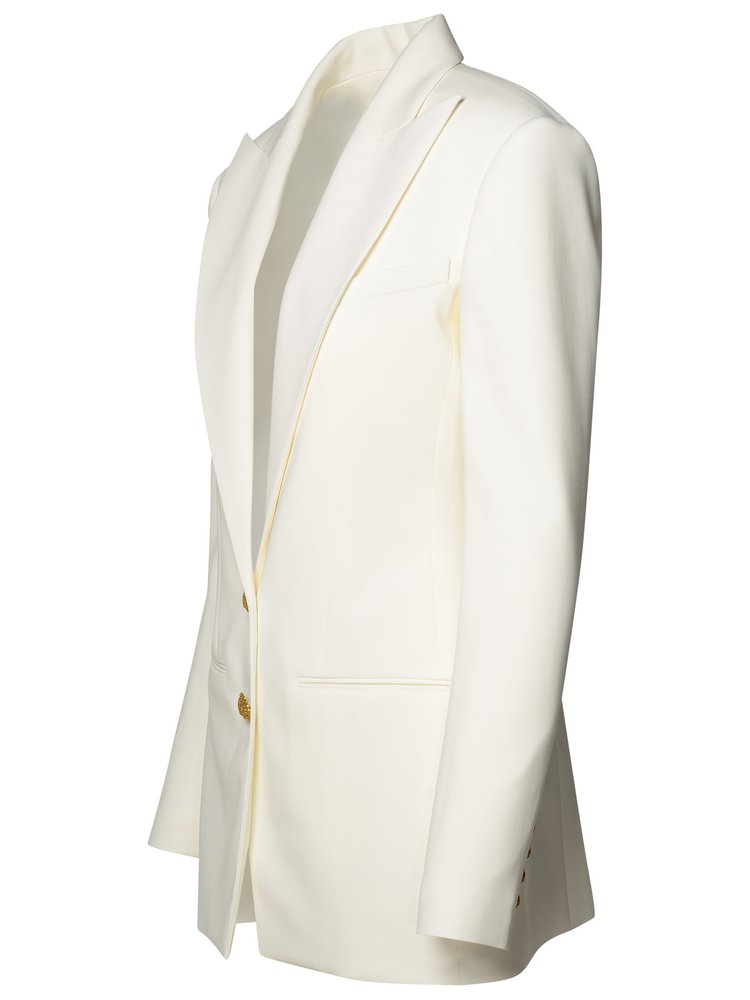 Balmain Single-Breasted Straight Hem Blazer