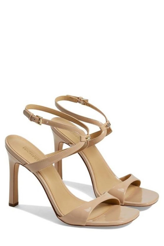 Michael Michael Kors Amara Logo Plaque Sandals