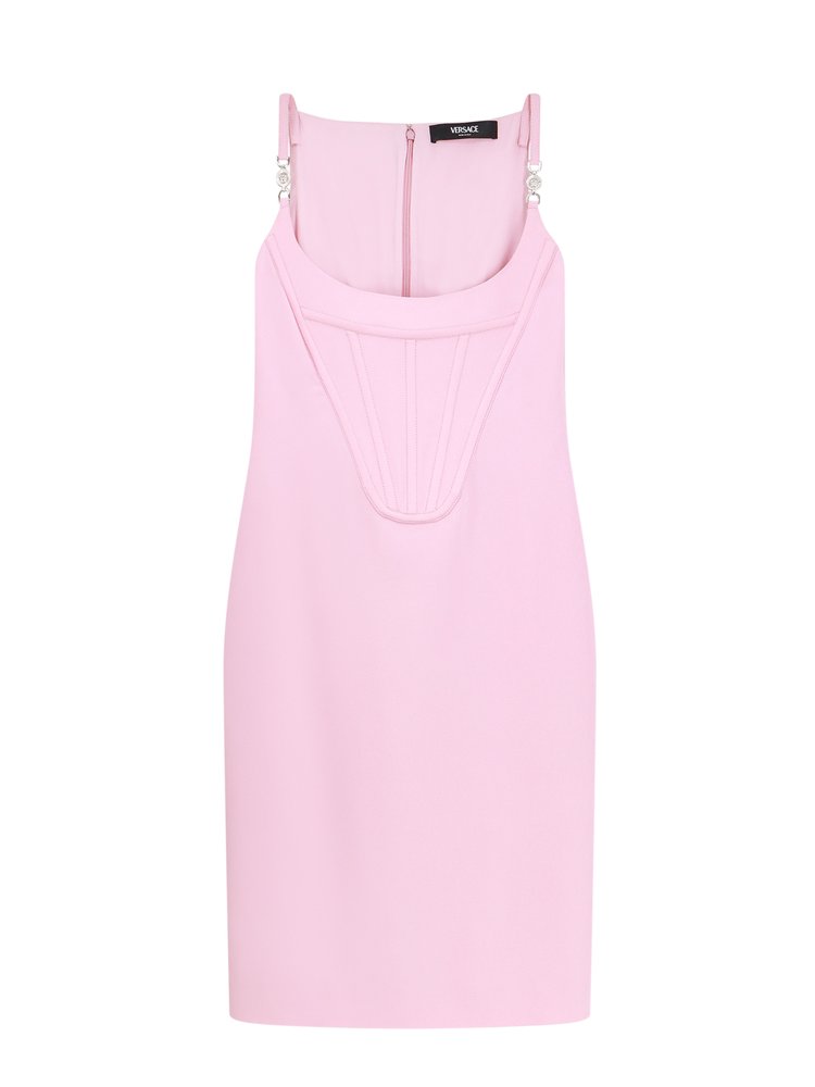 Versace Sleeveless Crepe Midi Dress